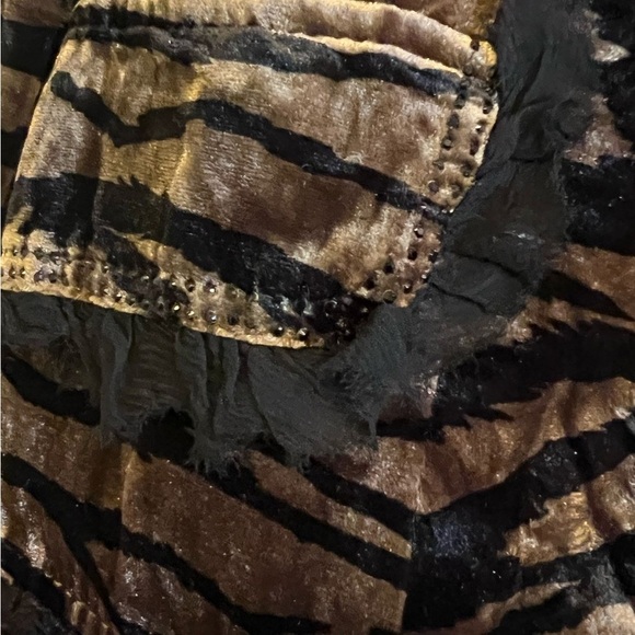 Vintage Y2K Alberto Makali Brown and Black Blazer with Swarovski stones - Picture 2 of 9